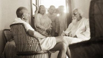 Gandhiji and Rabindranath Tagore
