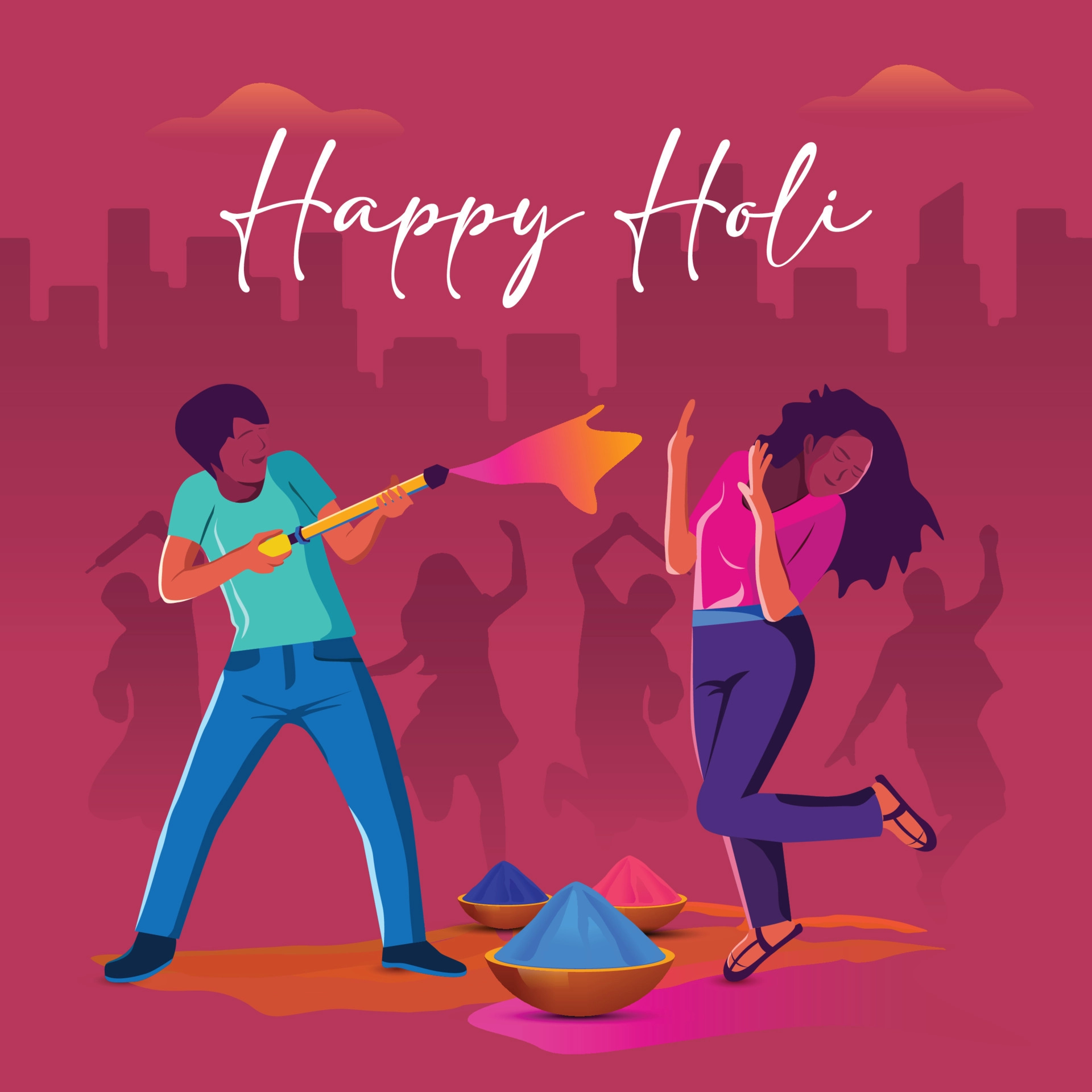 Happy Holi 2023: Top Holi Wishes, Messages, Quotes, Images, Status and SMS to send to your dear ones on festival of colours 12 illustration of abstract colorful happy holi background card design for color festival of india celebration greetings free vector